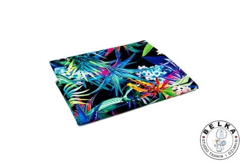 TKANINA SILK INDO KWIAT ALOESU-7957