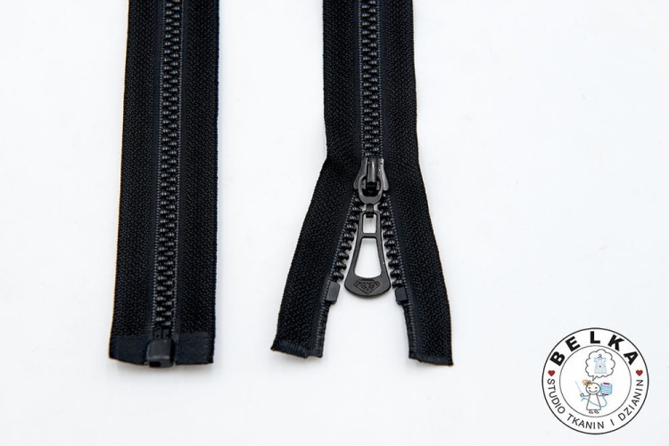 ZAMEK 50CM #5 KOSTKA ROZDZ.CZARNY KULKI CZARNE-8130
