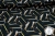 TKANINA WODOODPORNA GEOMETRIA CZARNO ZŁOTA #2-8510