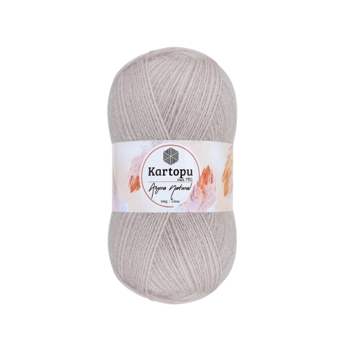 WŁÓCZKA KARTOPU ANGORA NATURAL KOLOR K762-8168