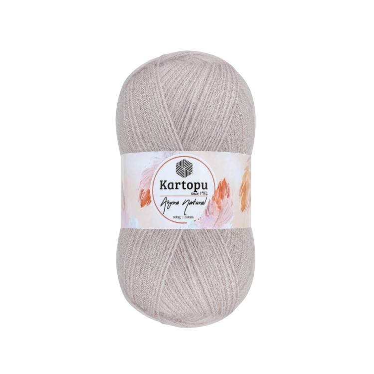 WŁÓCZKA KARTOPU ANGORA NATURAL KOLOR K762-8168