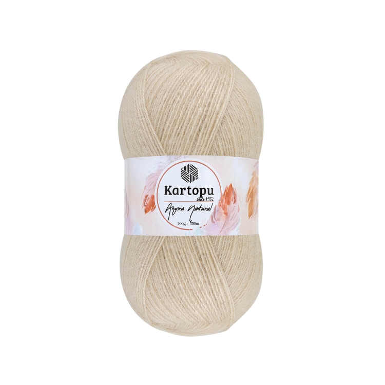 WŁÓCZKA KARTOPU ANGORA NATURAL KOLOR K855-8179
