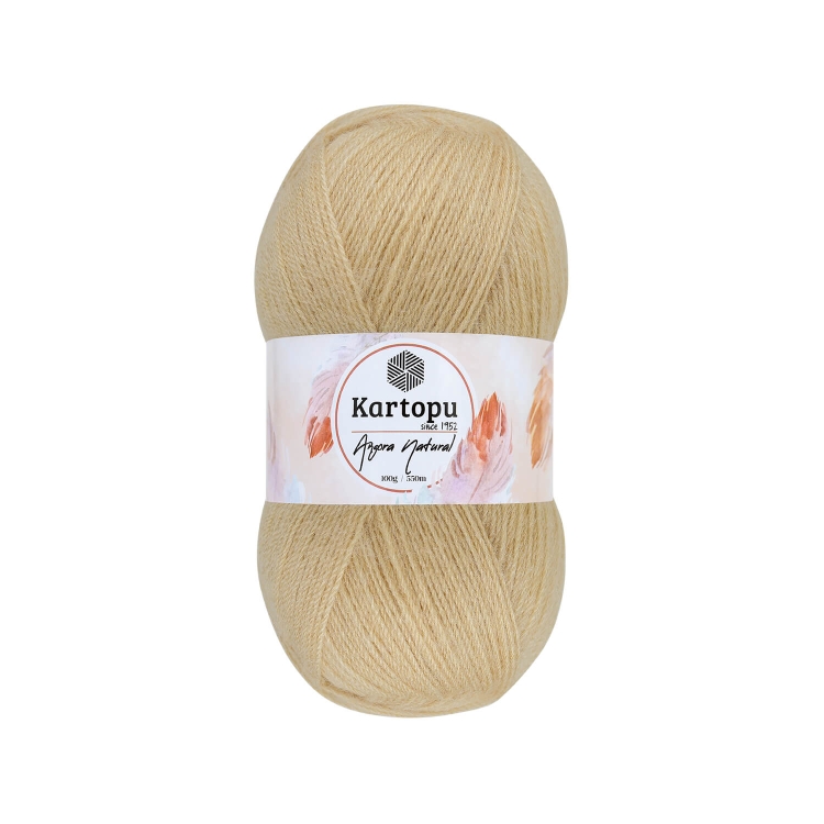 WŁÓCZKA KARTOPU ANGORA NATURAL KOLOR K837-8180