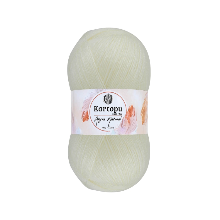 WŁÓCZKA KARTOPU ANGORA NATURAL KOLOR K025-8181