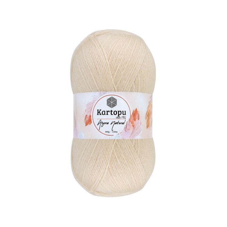 WŁÓCZKA KARTOPU ANGORA NATURAL KOLOR K845-8183