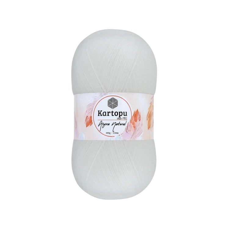 WŁÓCZKA KARTOPU ANGORA NATURAL KOLOR K010-8188