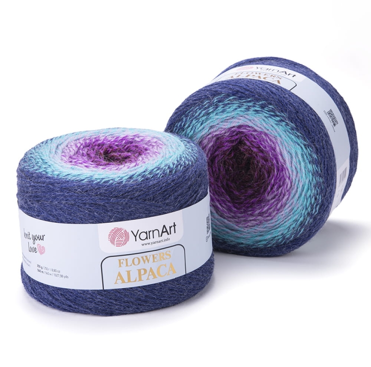 WŁÓCZKA YARNART FLOWERS ALPACA KOLOR 433-8864