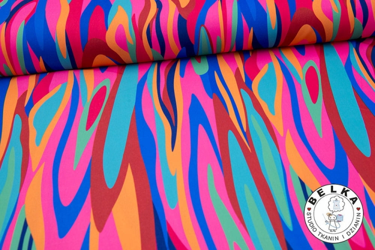 TKANINA SILK BALANCE MULTIKOLOR WZÓR 2-9106