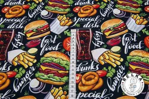 TKANINA WODOODPORNA FAST FOOD-9708