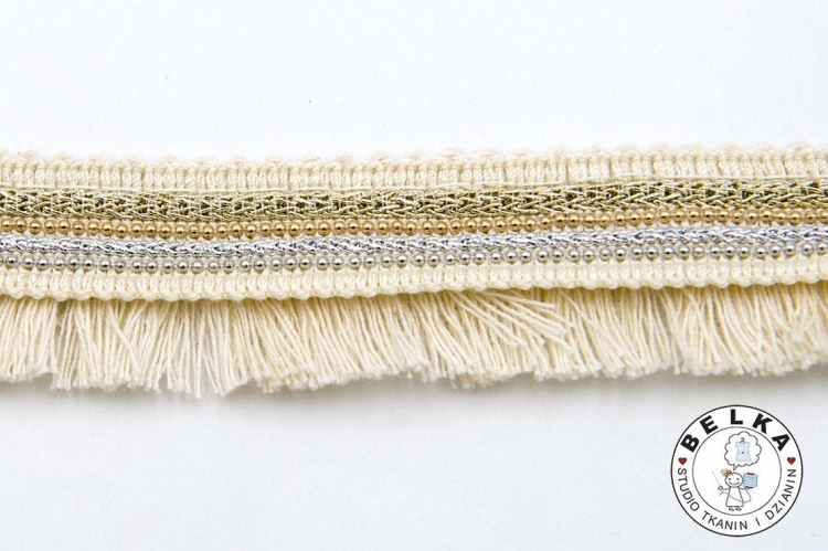TAŚMA BOHO ECRU-10418