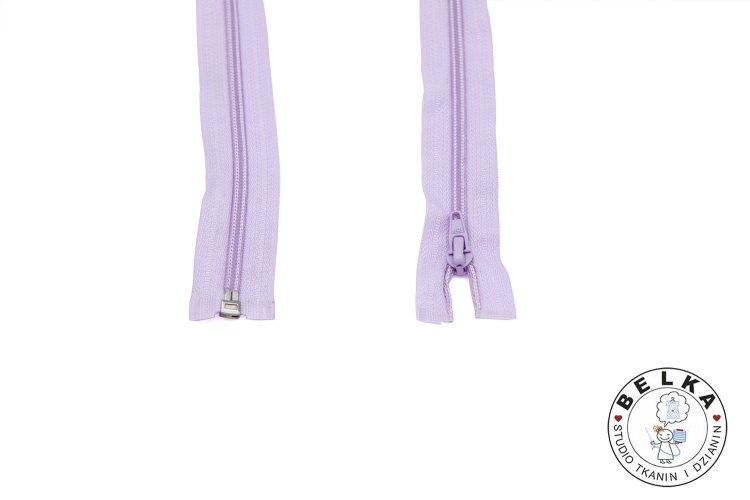 ZAMEK 65CM #5 ROZDZIELCZY SPIRALA FIOLET-10465