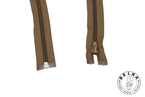 ZAMEK 70CM #5 ROZDZIELCZY SPIRALA BRĄZOWY-10467