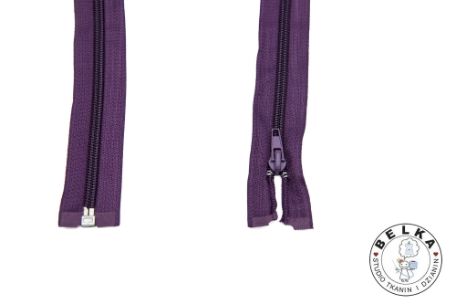 ZAMEK 80CM #5 ROZDZIELCZY SPIRALA ŚLIWKA-10469