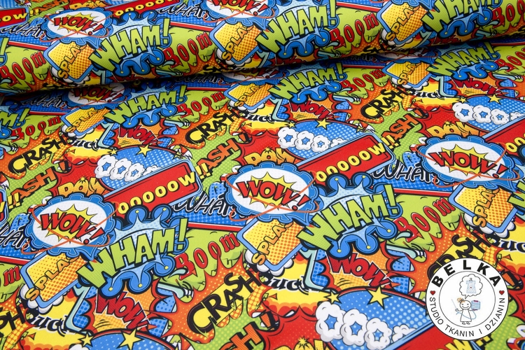 DRESÓWKA DRAPANA KOMIKS NIEBIESKI HYDROFOBOWA-10498
