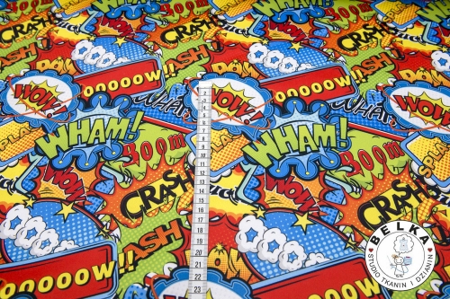 DRESÓWKA DRAPANA KOMIKS NIEBIESKI HYDROFOBOWA-10499