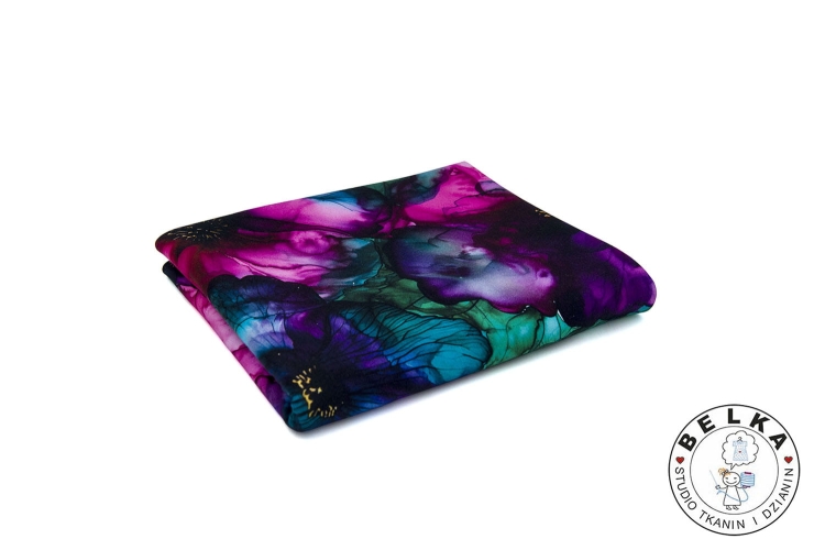 DZIANINA PĘTELKA CYFROWA HIBISKUS-10831