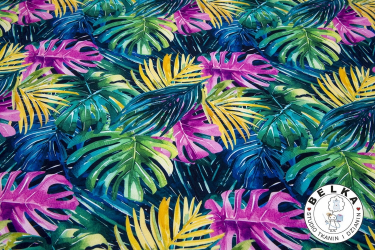 DZIANINA PĘTELKA CYFROWA MONSTERY FUKSJA-10992