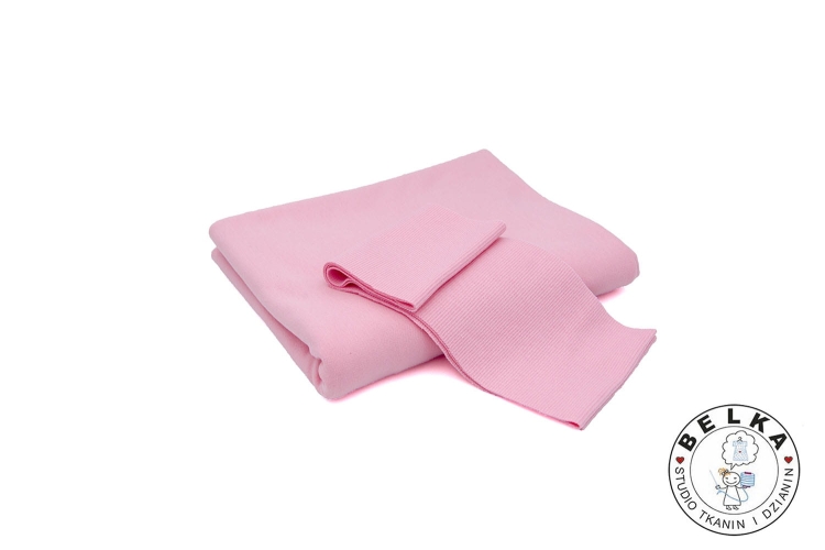 DZIANINA JERSEY + ELASTAN LYCRA RÓŻ CUKIER 200g/m2-11078