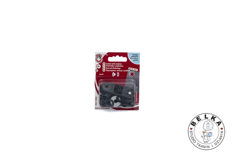OCZKO KALETNICZE ZESTAW 7 3089/O 13mm CZARNY-11088