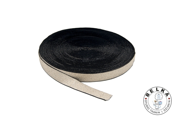 GUMA OZDOBNA SZER.2,5CM SZAMPAŃSKA-11110