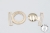 KLAMRA DO PASKA 6CM METALOWA ZŁOTA OKRĄGŁA SZLACZE-11146