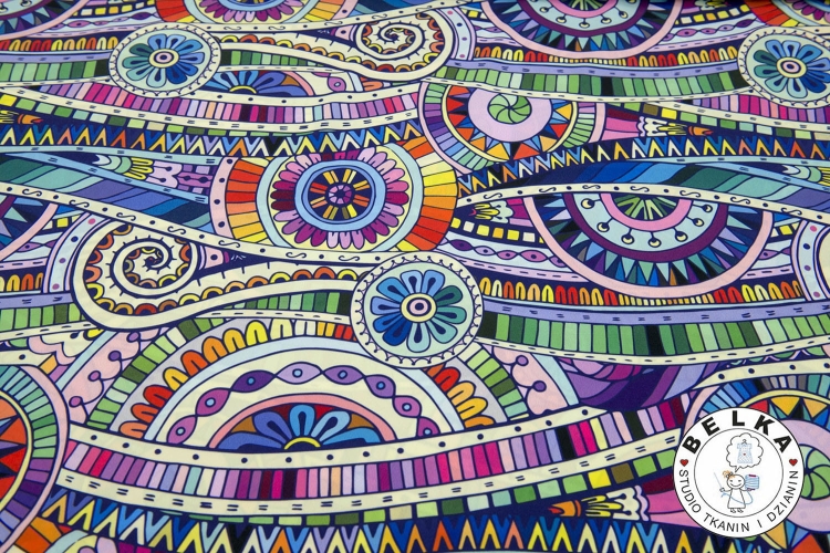 TKANINA SILK INDO FALA MULTIKOLOR-11269