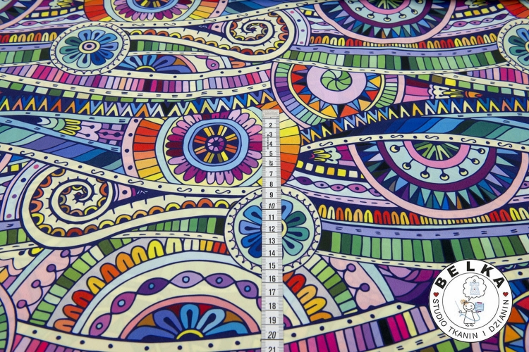 TKANINA SILK INDO FALA MULTIKOLOR-11270