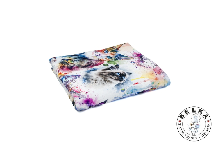 DZIANINA PĘTELKA CYFROWA MULTIKOLOR KOTY-11575