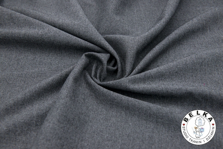 TKANINA UBRANIOWA VIS SZARY MELANŻ-11781