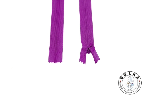 ZAMEK 40CM #3 KRYTY NIEROZDZIELCZY FIOLET G-C-11809