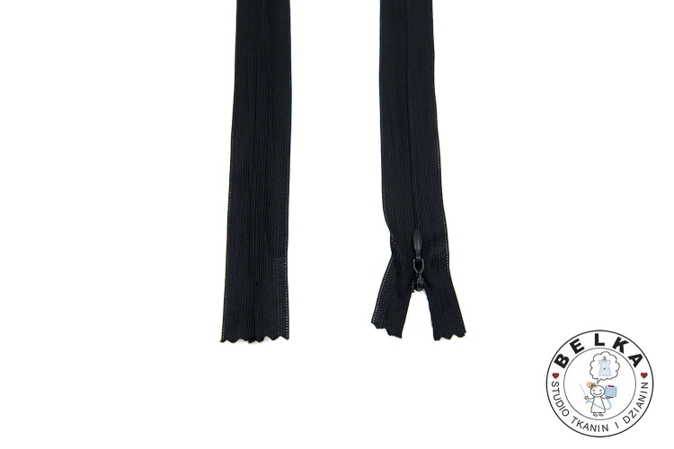 ZAMEK 50CM #3 KRYTY NIEROZDZIELCZY CZARNY-11818