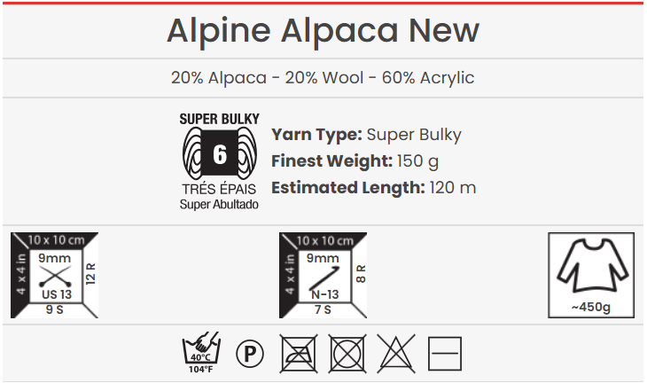 WŁÓCZKA YARNART ALPINE ALPACA NEW 1449-11858
