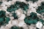 TKANINA SILK INDO TWILL KWIATY SZMARAGD-12048