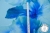 TKANINA SILK INDO TWILL BLUE FLOWERS-12055