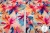 TKANINA SILK INDO TWILL KWIATY MALOWANE 04-14086