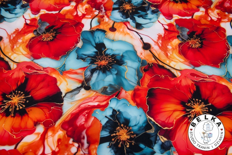 TKANINA SILK INDO MAKI-14121