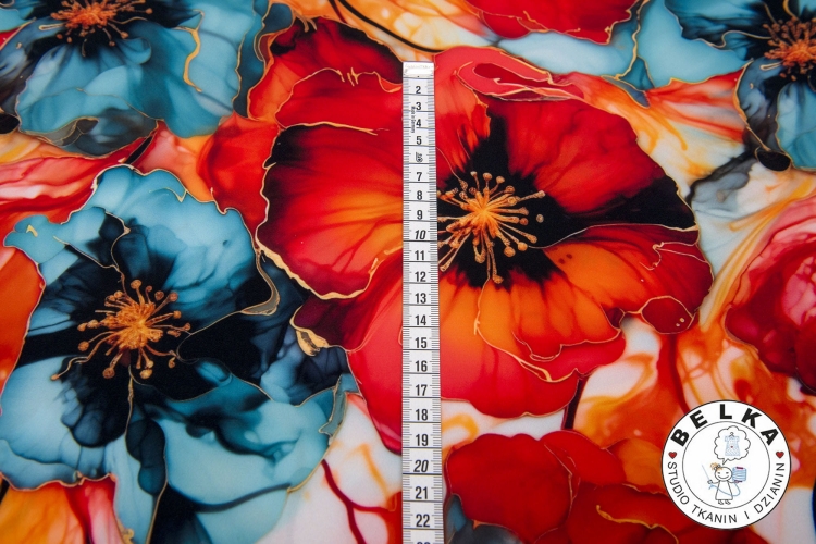 TKANINA SILK INDO MAKI-14122