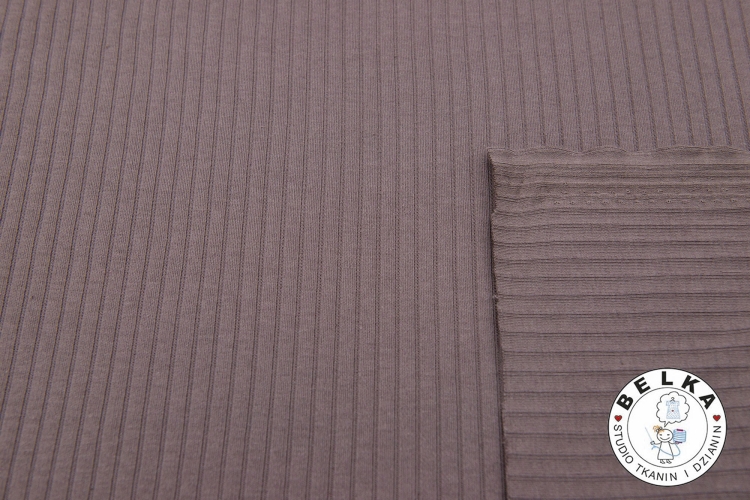 DZIANINA PRĄZEK 8/4 + ELASTAN LYCRA KAKAO CIEMNE-14168