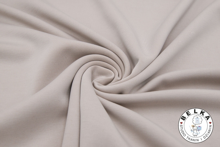 DZIANINA PIANKOWA SCUBA MIŚ (MASEŁKO) BEŻ-14357