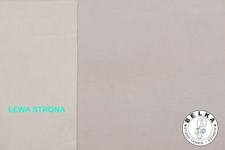 DZIANINA PIANKOWA SCUBA MIŚ (MASEŁKO) BEŻ-14358