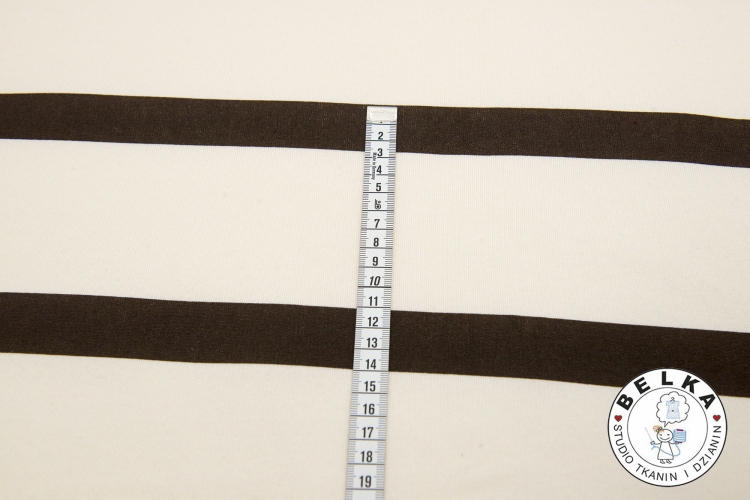 DRESÓWKA DRAPANA + ELASTAN CREAM PASY BRĄZ-14494