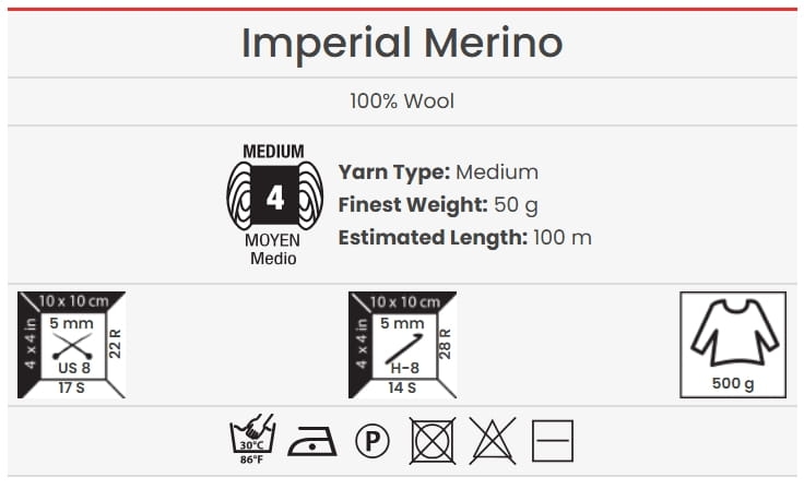 WŁÓCZKA YARNART IMPERIAL MERINO 3335-14679
