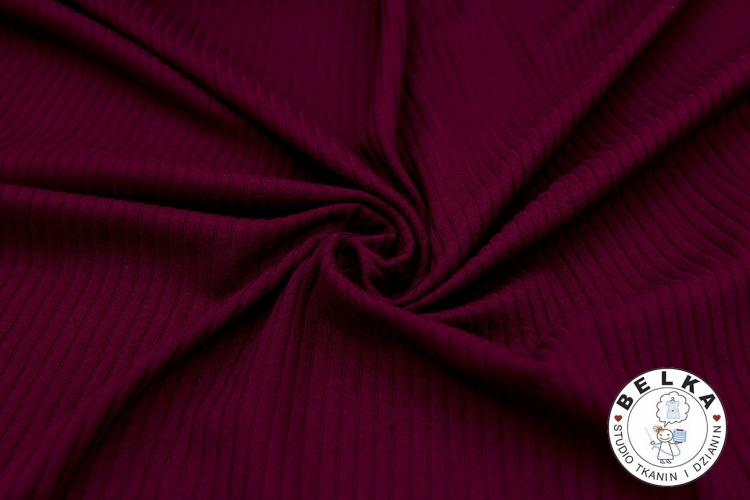 DZIANINA PRĄZEK 8/4 + ELASTAN LYCRA BORDO DR-14773