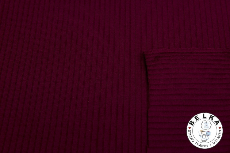 DZIANINA PRĄZEK 8/4 + ELASTAN LYCRA BORDO DR-14775