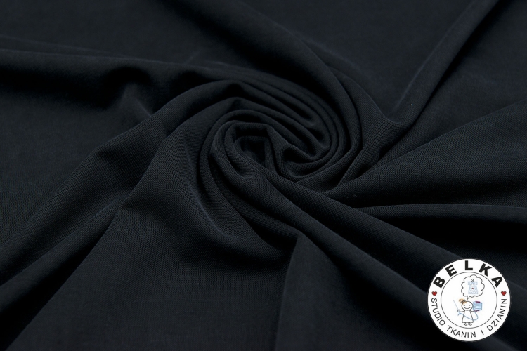 DZIANINA JERSEY FIT MODAL CZARNY / GRAFIT-14947