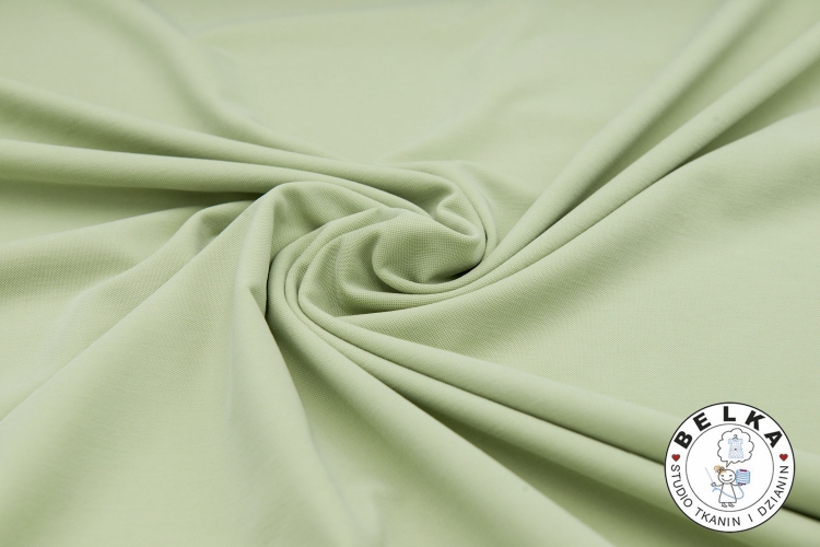 DZIANINA JERSEY FIT MODAL PISTACJA-14951