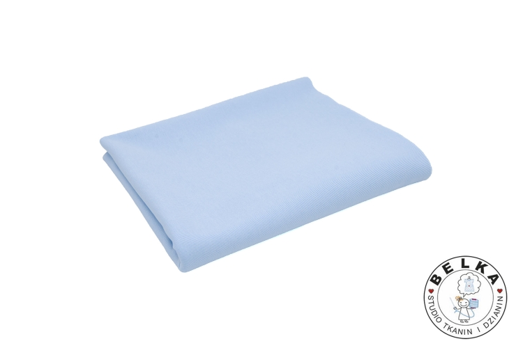 DZIANINA JERSEY RIB 100% BAWEŁNA BABY BLUE GRAM 32-14984