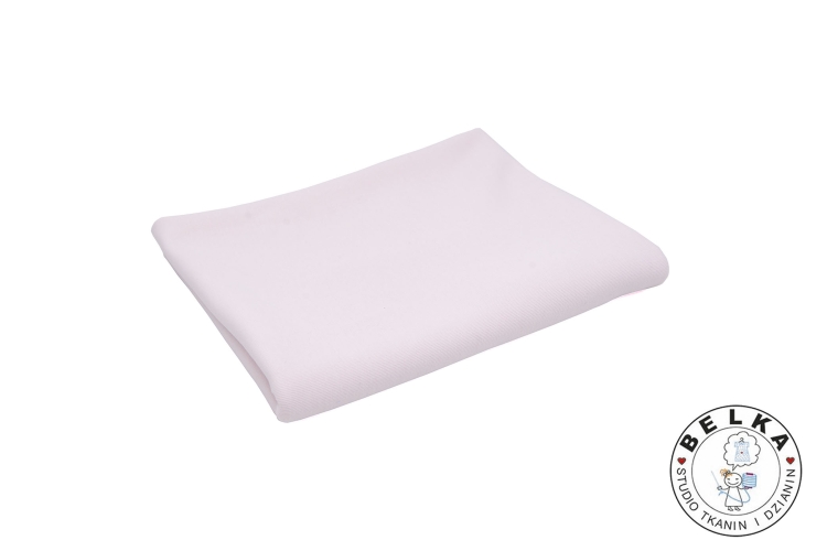 DZIANINA JERSEY RIB 100% BAWEŁNA BLADY JASNY RÓŻ -14988