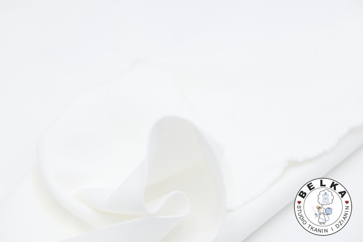 DZIANINA JERSEY RIB 100% BAWEŁNA OFF WHITE 320g/m2-14979