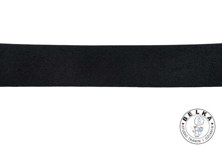 GUMA DZIANA 40MM CZARNA SATYNOWA-14990